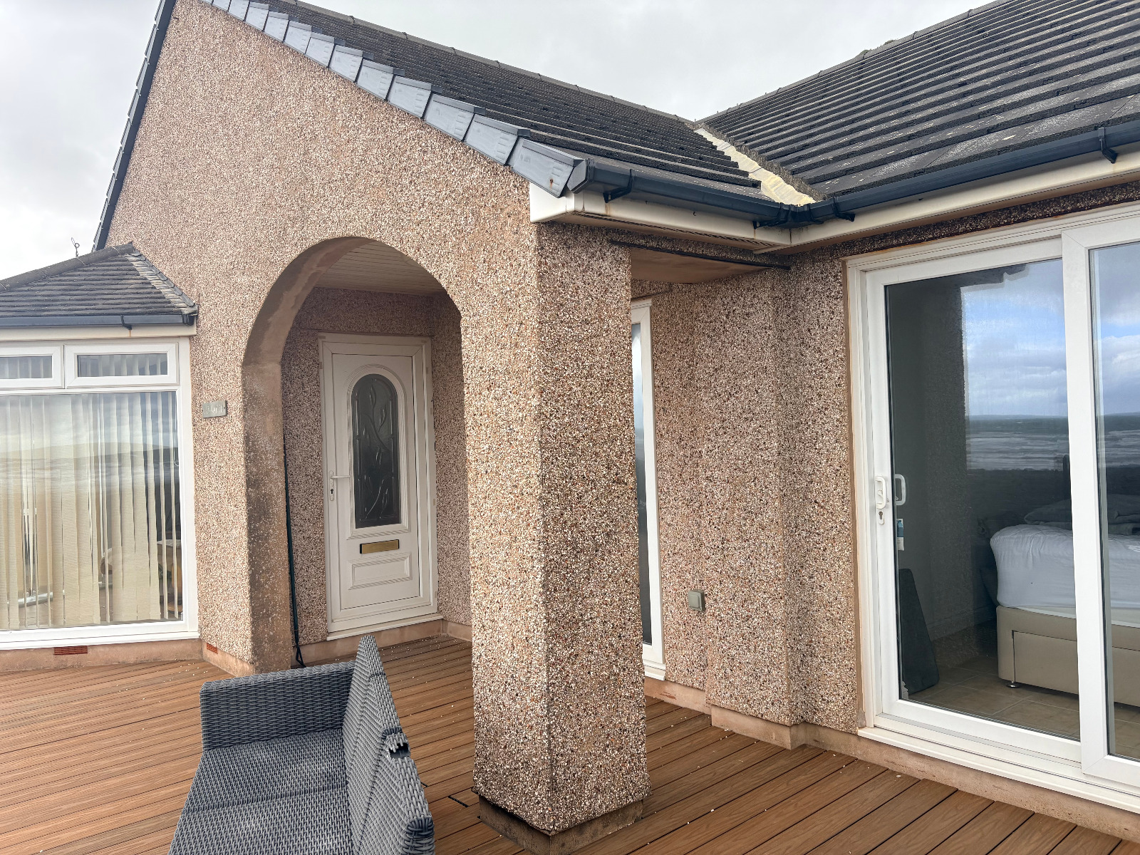 Front of Lyngarth bungalow