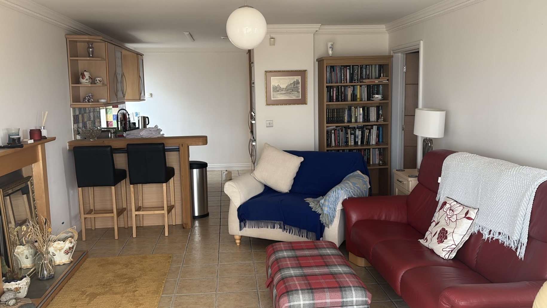 Comfortable sitting room